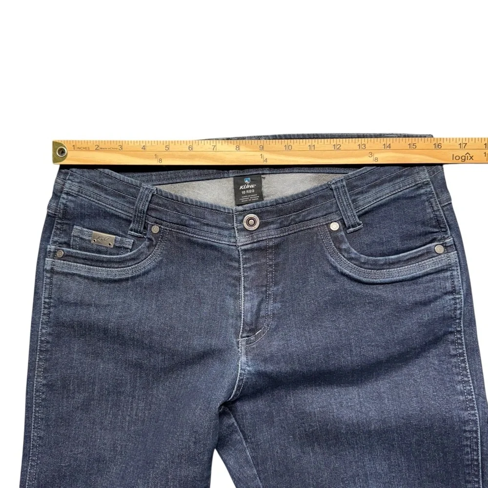 Kuhl Thermik Jean Womens Size 10 Straight Dark Wash Hiking Workwear Performance‎ - Picture 6 of 13